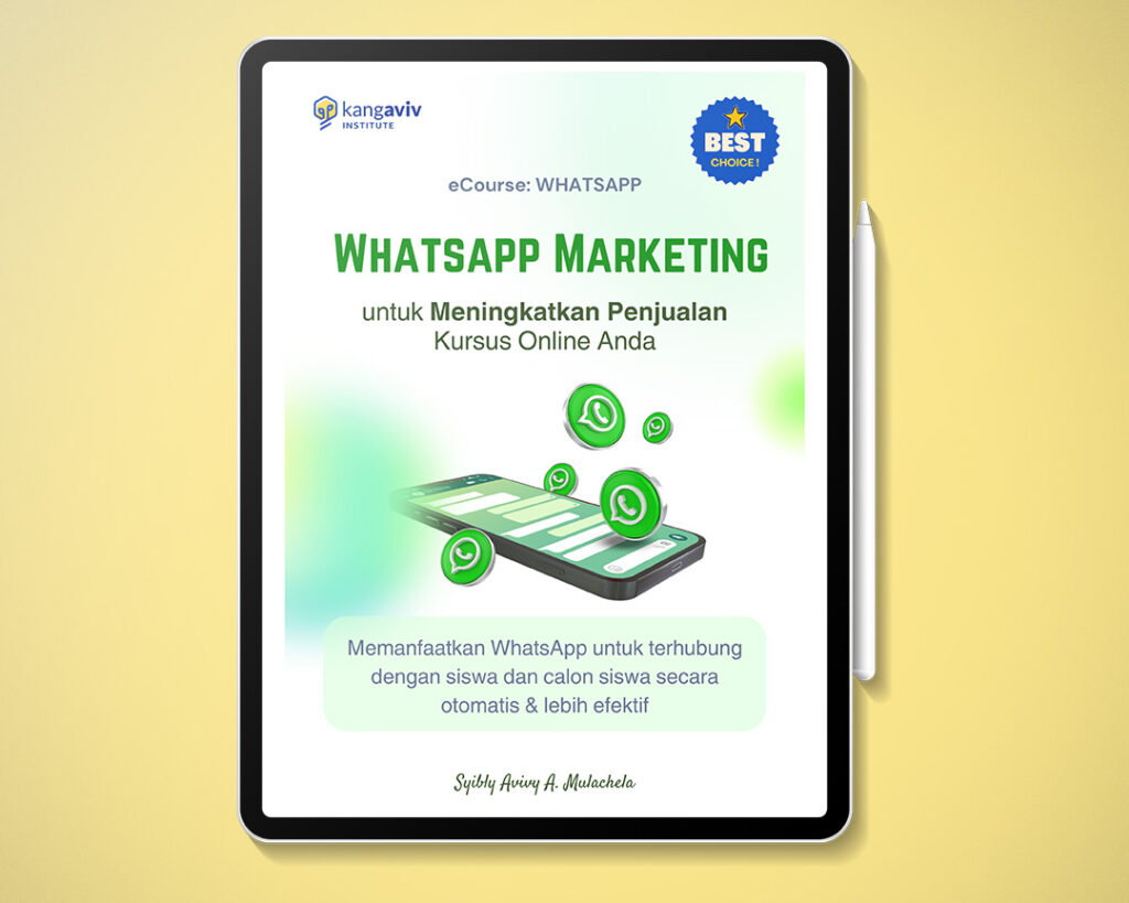 Whatsapp Marketing untuk Meningkatkan Penjualan Kursus Online Anda